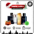 Combo 4 Perfumes Masculinos Importados (100ml) - 1 Million | Invictus | Sauvage| Bleu [PROMO NATAL BLACK]