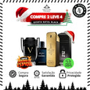 Kit 4 Perfumes Masculinos Importados (100ml) - 1 million | 212 black | Invictus V| Bleu - [QUEIMA DE ESTOQUE]  [PROMO NATAL BLACK]